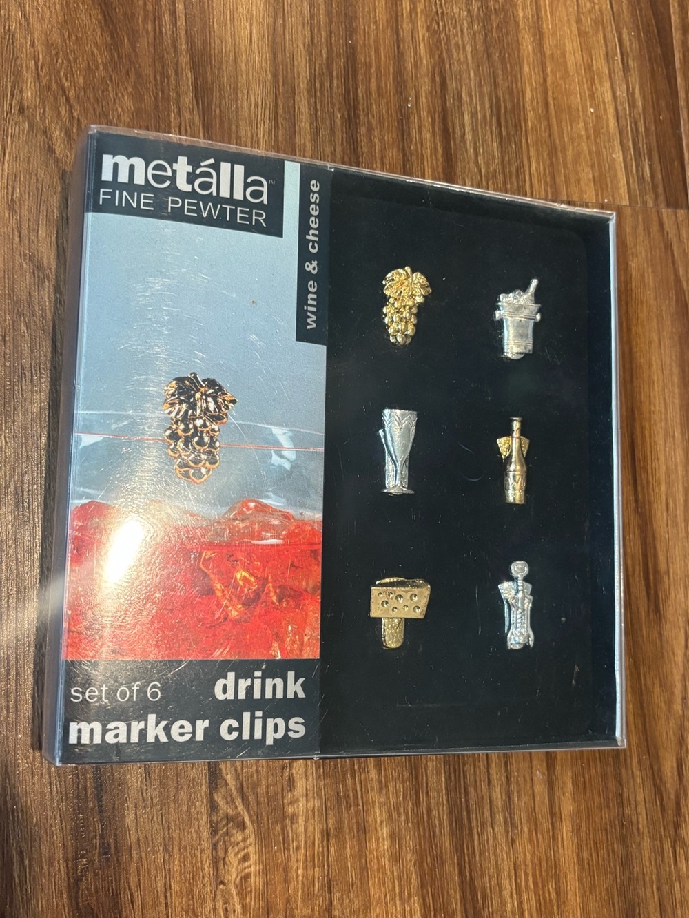 Drink Marker Clips - Set of 6